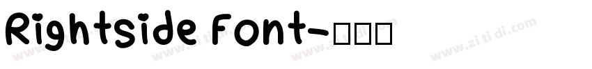 Rightside Font字体转换